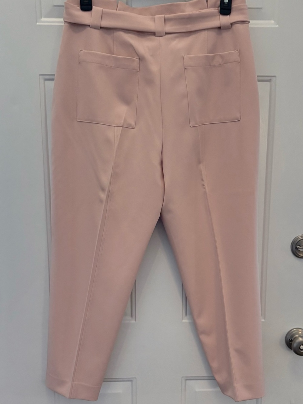 White House Black Market Blush Pink Cropped Straight Pants